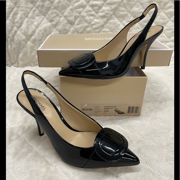 Michael Kors style Pauline Sling Back color Black size 6
